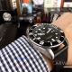 Perfect Replica Tudor Black Dial Black Leather Strap 42mm Watch (3)_th.jpg